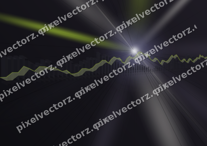 Leuchtender Neon Diagramm Hintergrund in Violett und Limette
