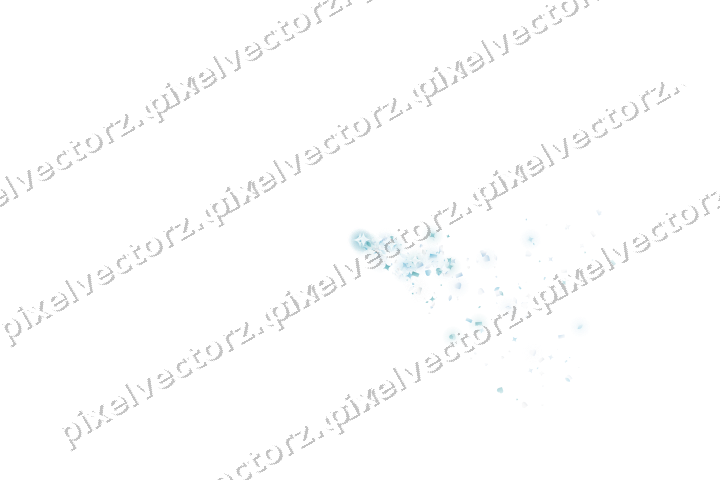 Nahtloser Glitzerfächer aus Funken und Herzen auf transparentem Grund