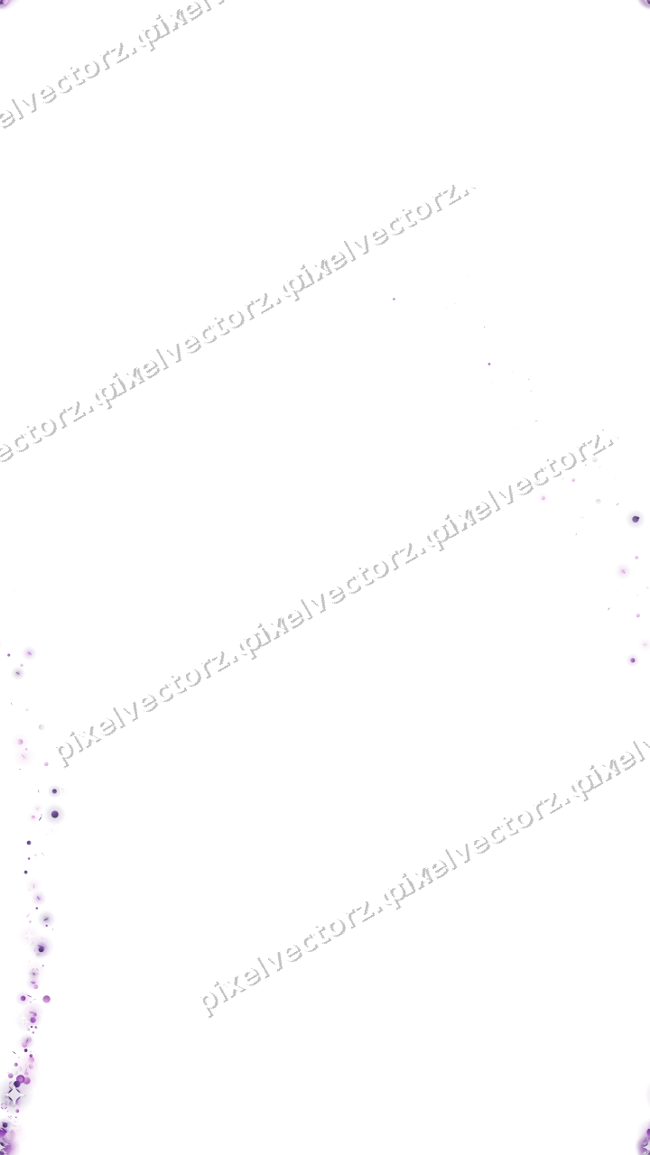 Nahtloser Sternenschweif in Violett auf transparentem Grund