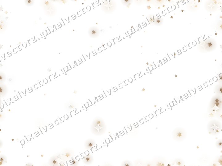 Nahtlose Glitzervignette aus Sternen auf transparentem Grund