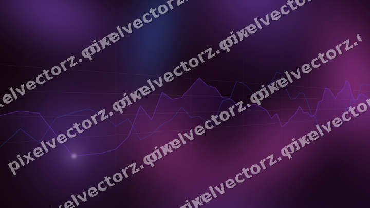 Leuchtender Neon Diagramm Hintergrund in Violett und Blau