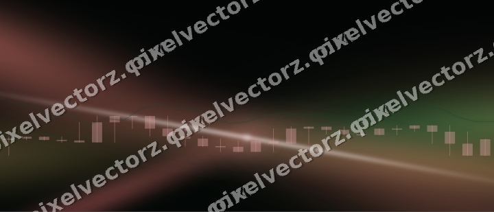 Leuchtender Neon Diagramm Hintergrund in Rot und Grün