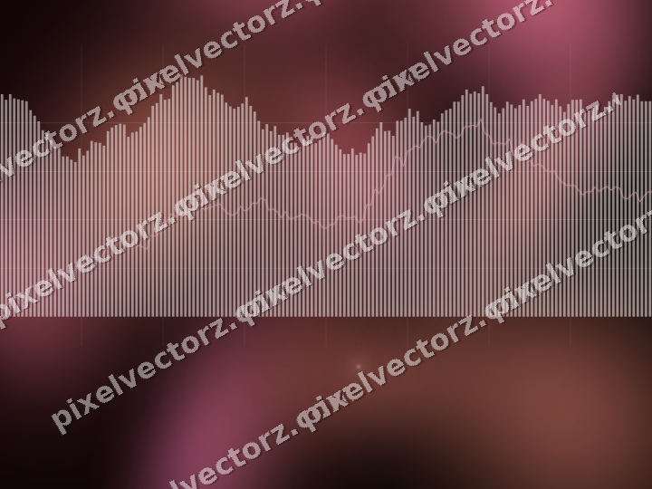 Leuchtender Neon Diagramm Hintergrund in Rosa und Rot