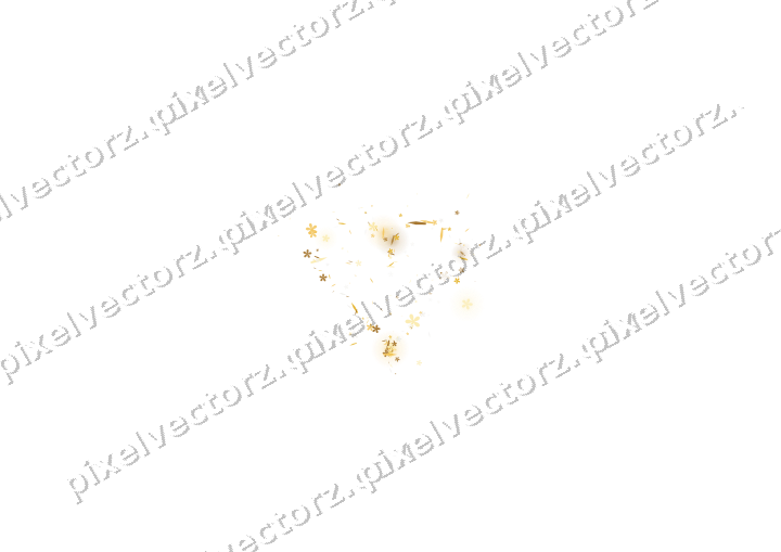 Nahtloses Glitzerherz aus Blüten und Splittern auf transparentem Grund