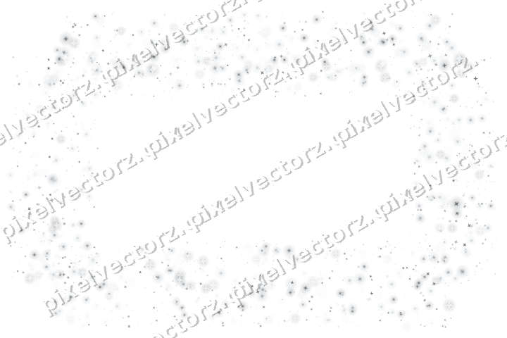 Nahtloser Glitzerrahmen aus Sternen auf transparentem Grund