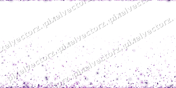 Nahtloser Glitzeraufstieg in Violett auf transparentem Grund
