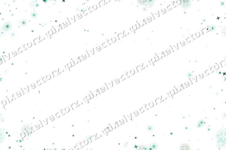 Nahtlose Glitzervignette aus Sternen auf transparentem Grund