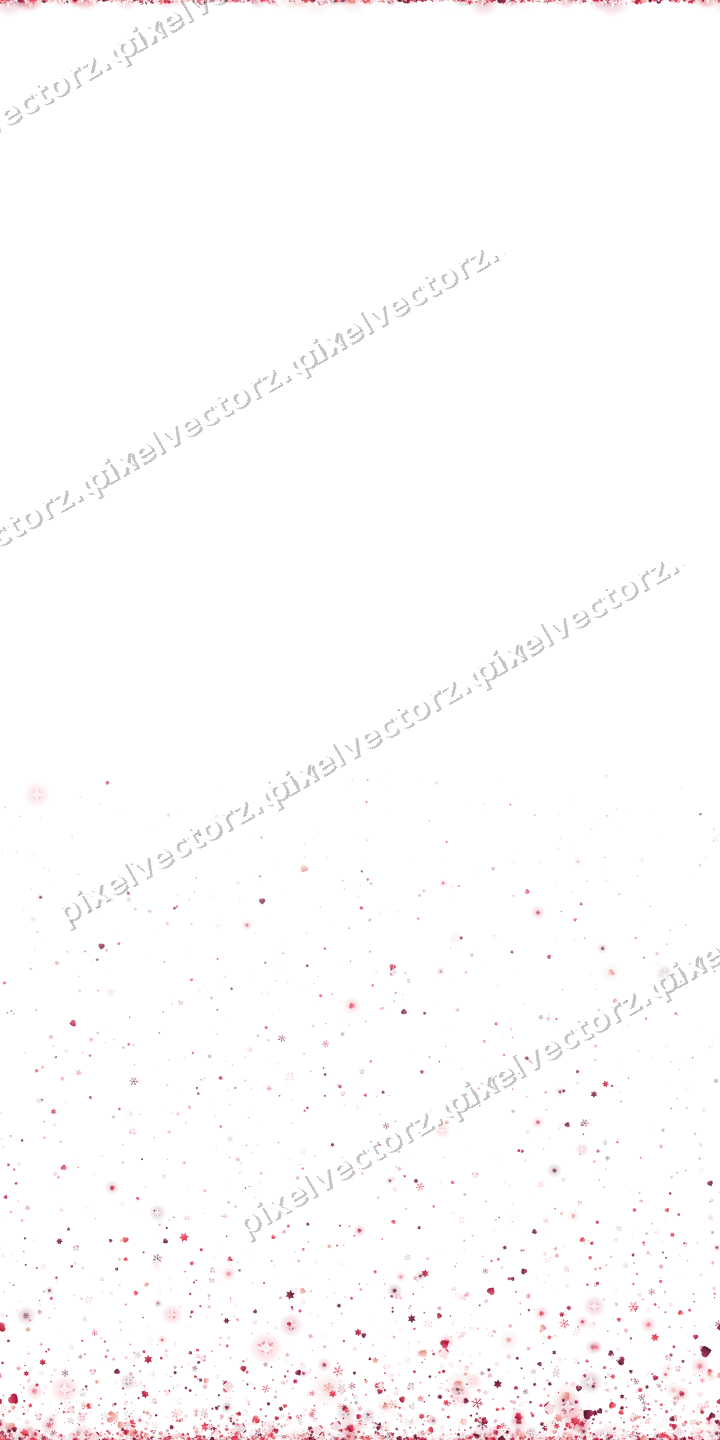 Nahtloser Glitzeraufstieg in Rosa und Rot auf transparentem Grund