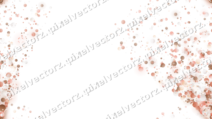 Nahtloser Glitzerfächer aus Punkten in Orange auf transparentem Grund