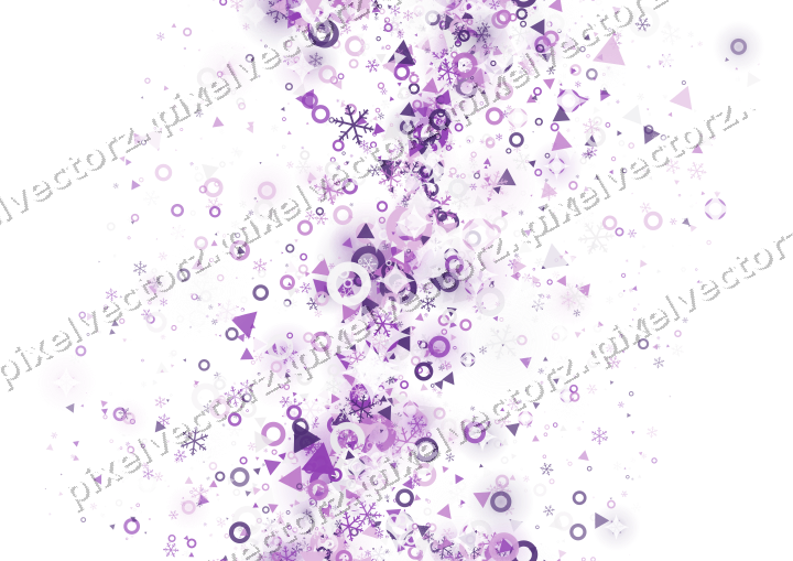 Nahtloses Glitzerband in Violett auf transparentem Grund