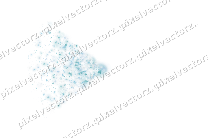 Nahtloser Glitzerfächer in Türkis auf transparentem Grund