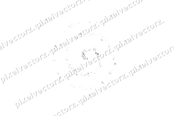Nahtlose Glitzerspirale aus Herzen auf transparentem Grund