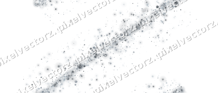 Nahtloses Glitzerband aus Sternen und Punkten auf transparentem Grund