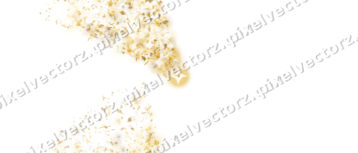 Nahtloser Glitzerfächer auf transparentem Grund