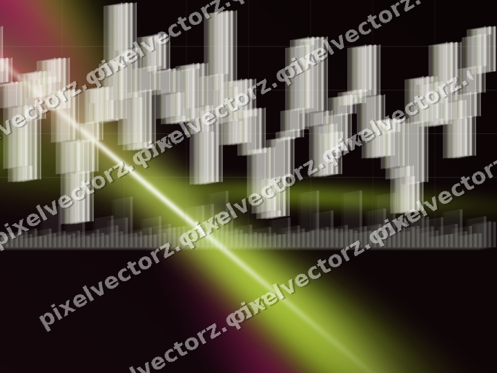 Leuchtender Neon Diagramm Hintergrund in Limette und Rosa