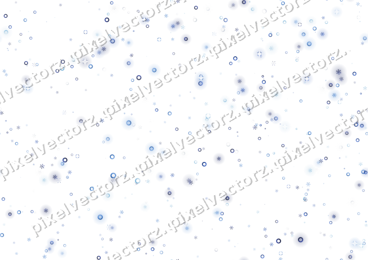 Nahtlose Glitzerstreuung in Blau und Türkis auf transparentem Grund