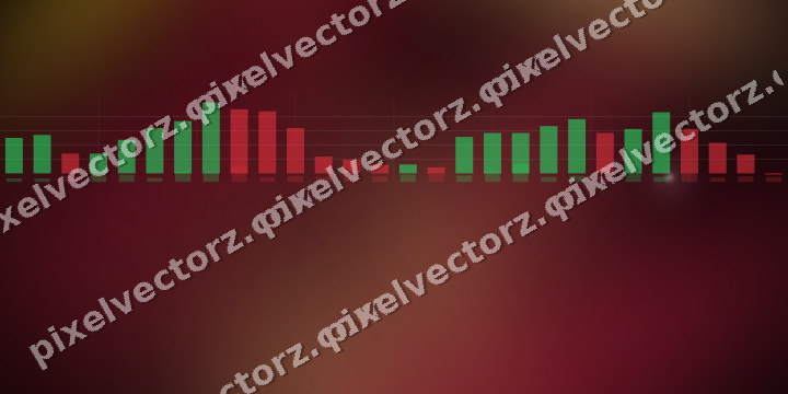 Leuchtender Neon Diagramm Hintergrund in Rosa und Rot