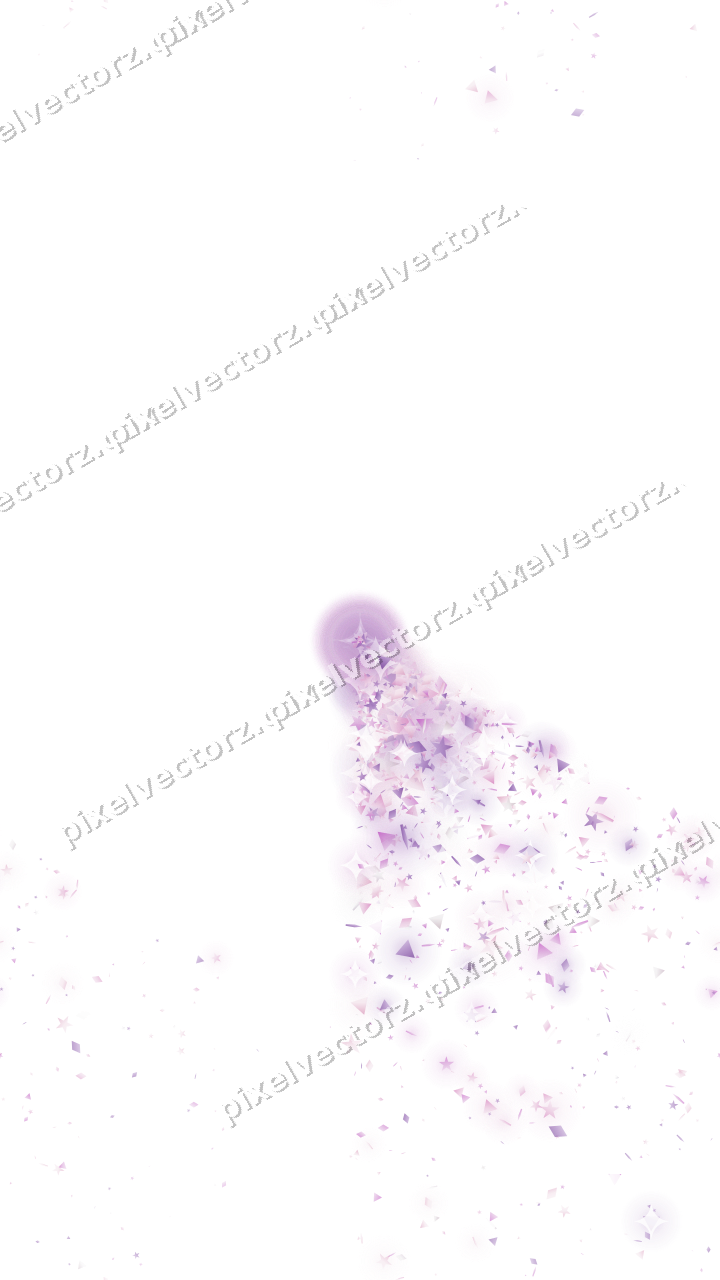 Nahtloser Glitzerfächer aus Sternen und Rauten auf transparentem Grund