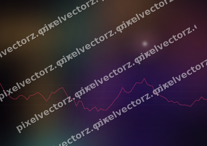 Leuchtender Neon Diagramm Hintergrund in Rosa und Bernstein