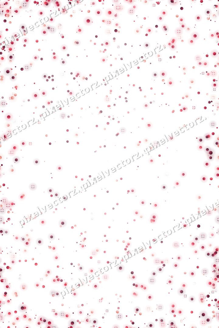 Nahtlose Glitzervignette aus Punkten in Rosa auf transparentem Grund