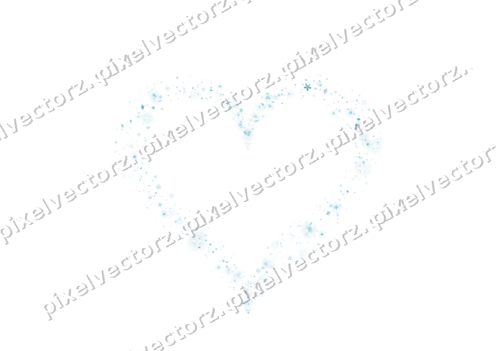 Nahtloses Glitzerherz in Türkis und Blassblau auf transparentem Grund