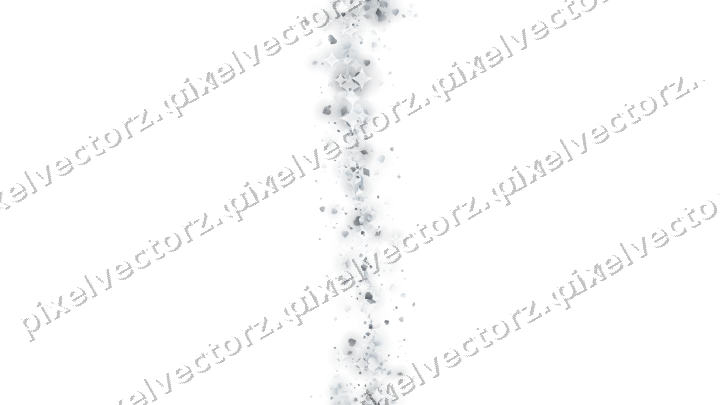 Nahtloses Glitzerband aus Herzen und Rauten auf transparentem Grund