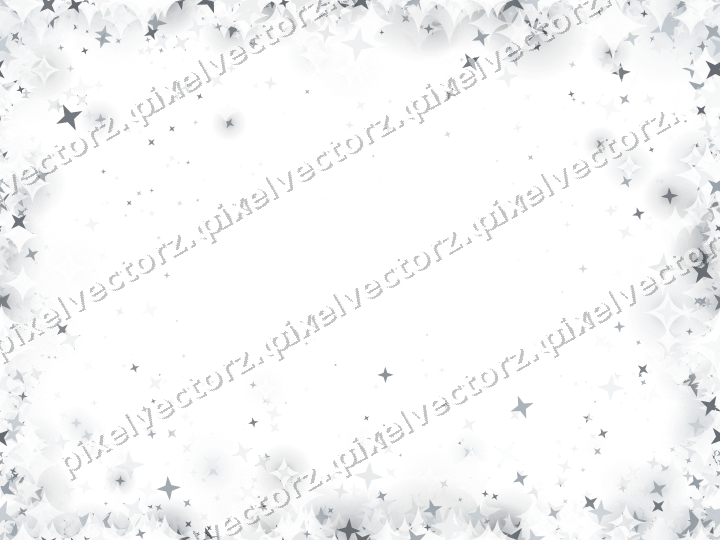 Nahtlose Glitzervignette aus Sternen auf transparentem Grund