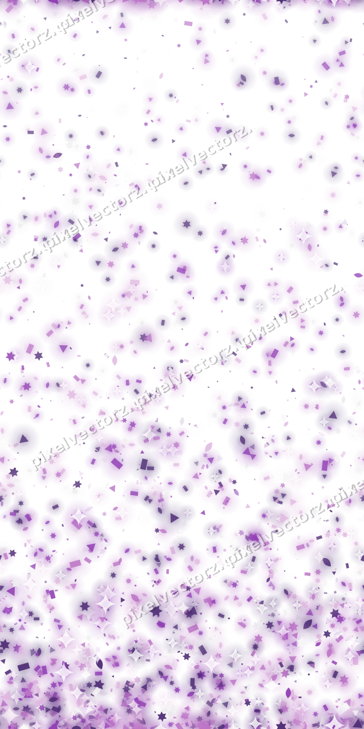 Nahtloser Glitzeraufstieg in Violett auf transparentem Grund