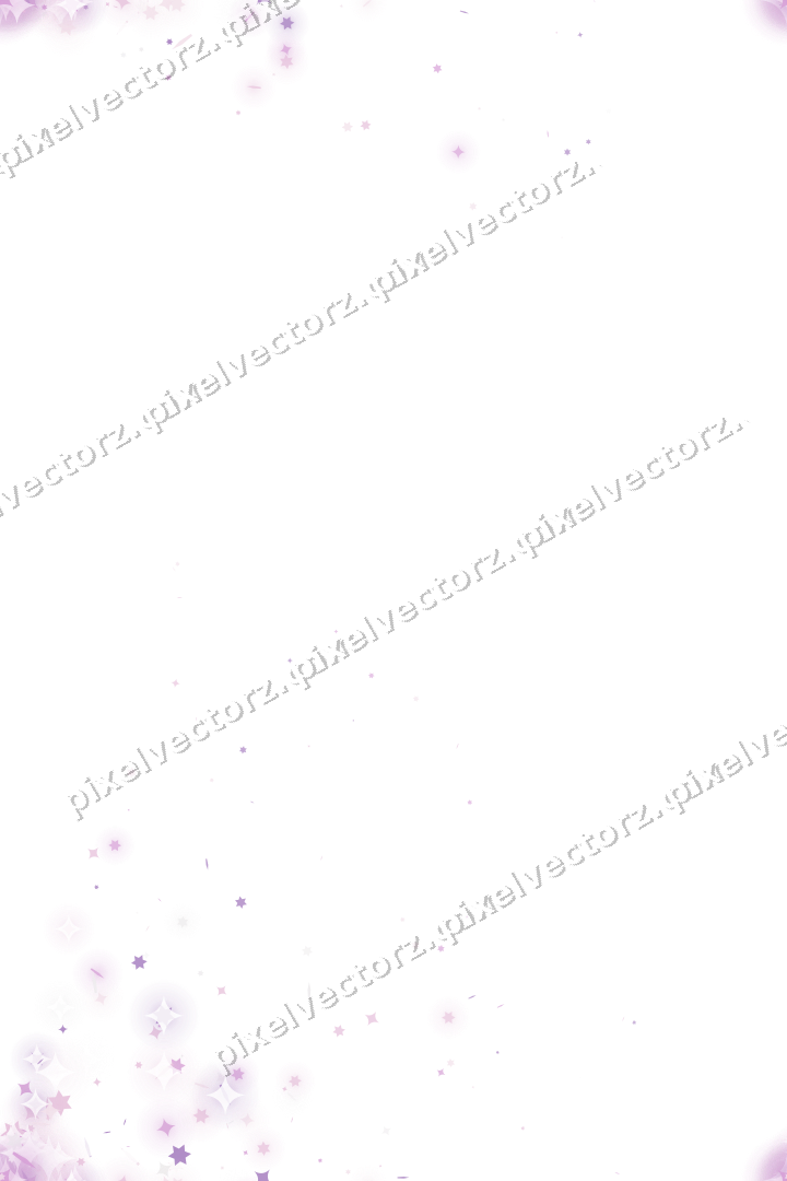 Nahtloser Glitzerfächer aus Sternen und Funken auf transparentem Grund