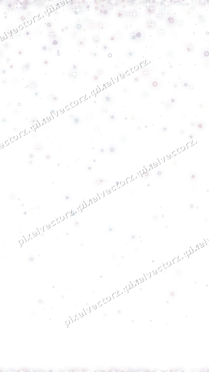 Nahtloser Glitzerregen aus Herzen und Blüten auf transparentem Grund