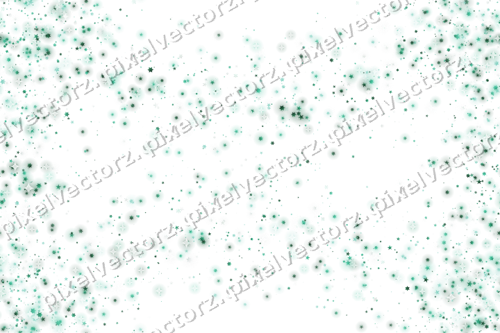 Nahtloser Glitzerkranz aus Sternen auf transparentem Grund