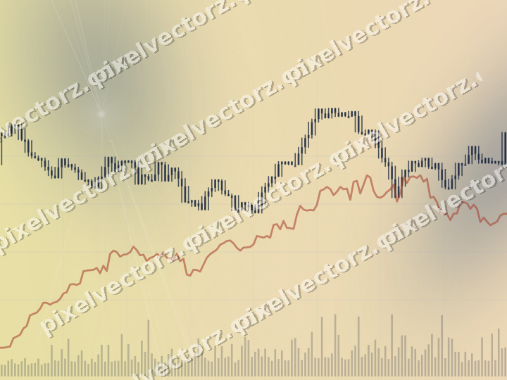 Zarter Pastell Diagramm Hintergrund in Dunkelblau und Rot
