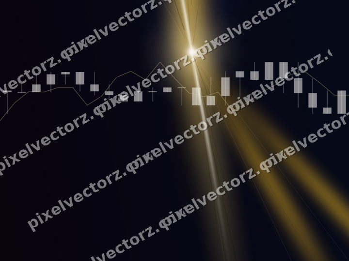 Leuchtender Neon Diagramm Hintergrund in Bernstein und Blau