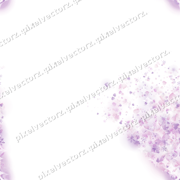 Nahtloser Glitzerfächer in Magenta und Violett auf transparentem Grund