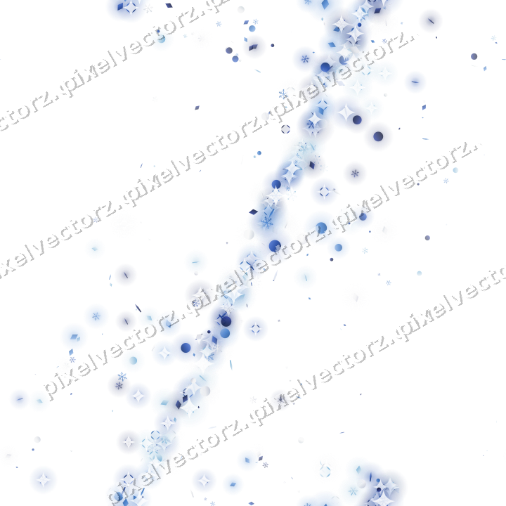 Nahtloses Glitzerband in Blau und Türkis auf transparentem Grund