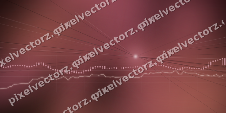 Leuchtender Neon Diagramm Hintergrund in Rosa und Rot