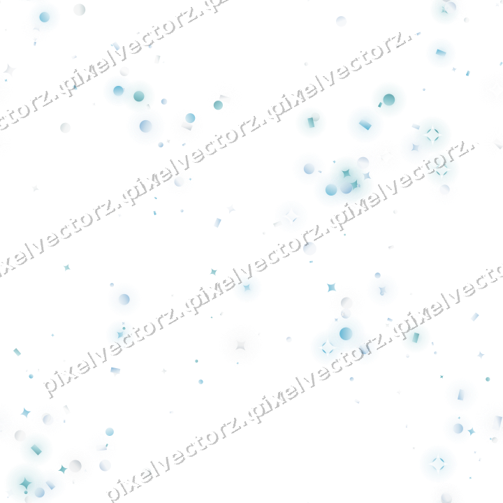 Nahtloser Glitzerkranz aus Funken und Punkten auf transparentem Grund