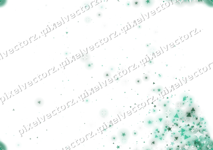 Nahtloser Glitzerfächer auf transparentem Grund