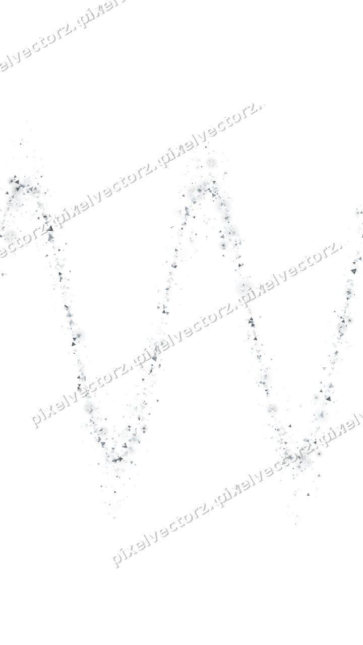 Nahtlose Glitzerwelle aus Dreiecken auf transparentem Grund