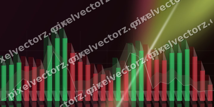 Leuchtender Neon Diagramm Hintergrund in Limette und Rosa