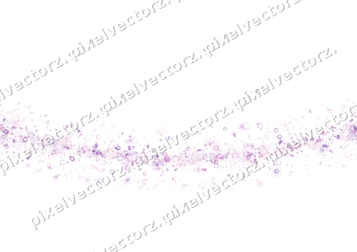 Nahtloser Glitzerbogen in Magenta und Violett auf transparentem Grund
