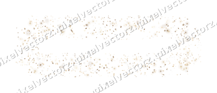 Nahtloser Glitzerrahmen aus Blüten und Rauten auf transparentem Grund