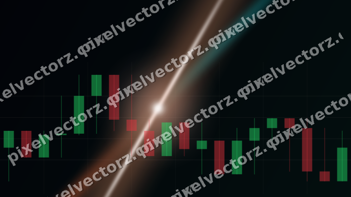 Leuchtender Neon Diagramm Hintergrund in Orange und Petrol