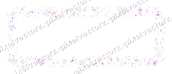 Nahtloser Glitzerrahmen in Magenta und Violett auf transparentem Grund