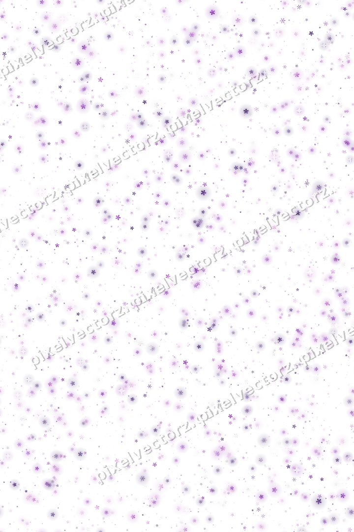 Nahtlose Glitzerstreuung in Violett auf transparentem Grund