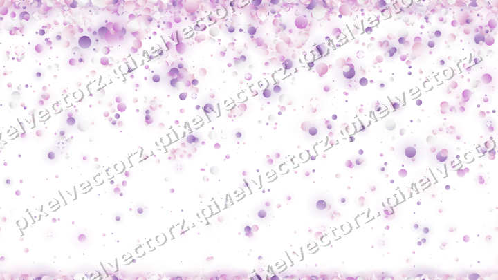 Nahtloser Glitzerregen aus Punkten in Magenta auf transparentem Grund
