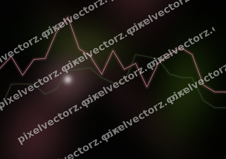 Leuchtender Neon Diagramm Hintergrund in Rosa und Limette