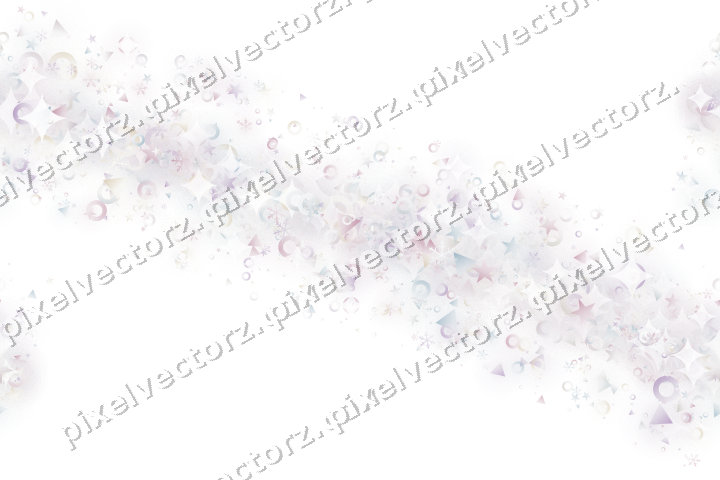 Nahtloser Glitzerbogen in Blassrosa auf transparentem Grund