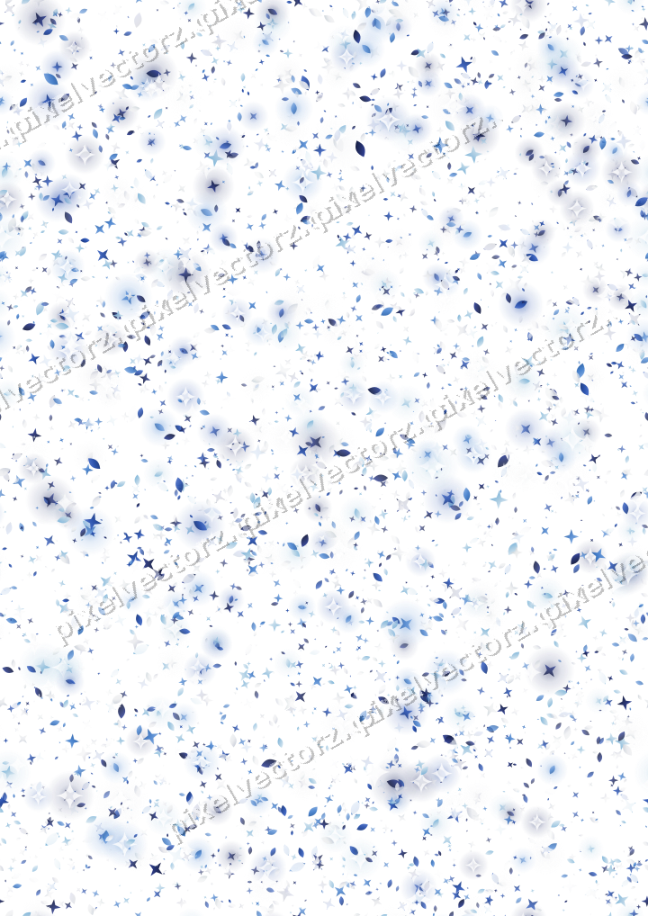 Nahtlose Glitzerstreuung in Blau und Türkis auf transparentem Grund