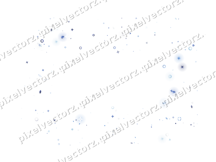 Nahtloser Glitzerrahmen aus Sternen und Funken auf transparentem Grund